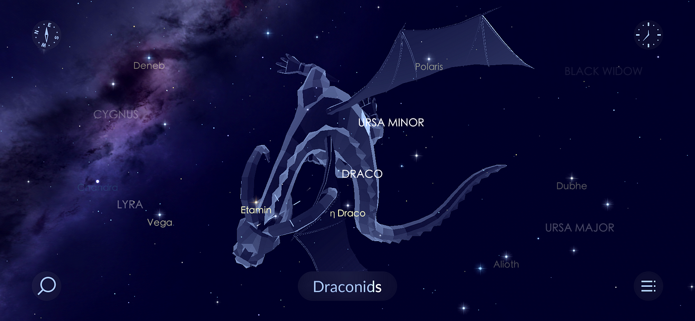 The Mythology of Draco Constellation; The Dragon in the Sky